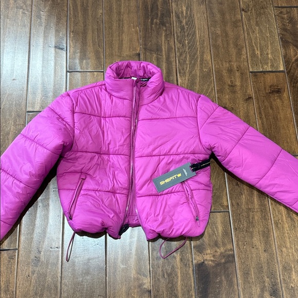 SHEFIT Jackets & Blazers - NWT Plum color  Puffer Jacket